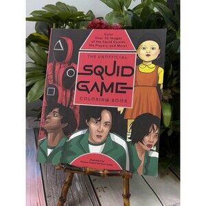 NEW Unofficial Squid Game Coloring Book Adult Epic Ink Netflix Inspired